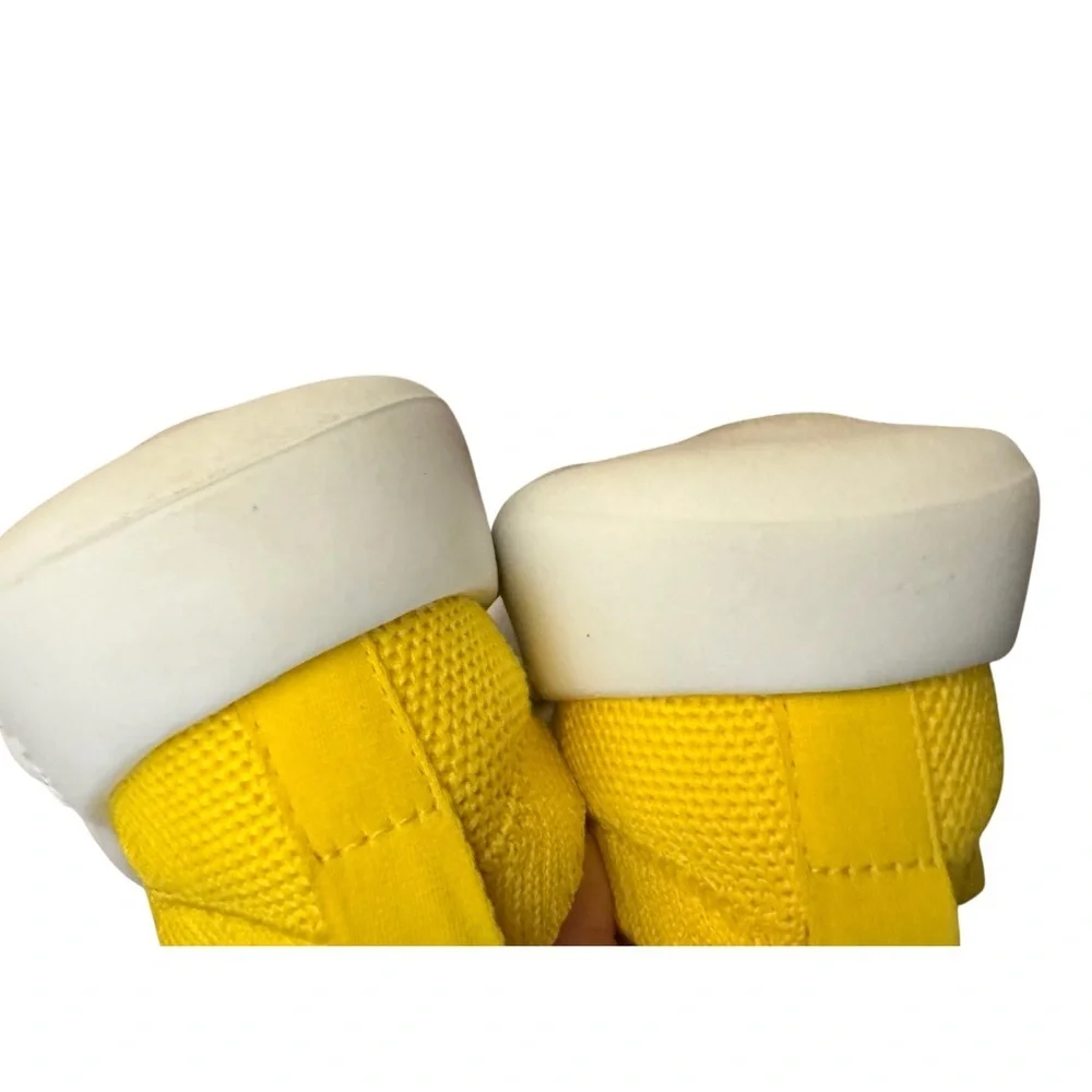 Adidas Bubblecomfy Kids Bright Yellow SneakersSize 8